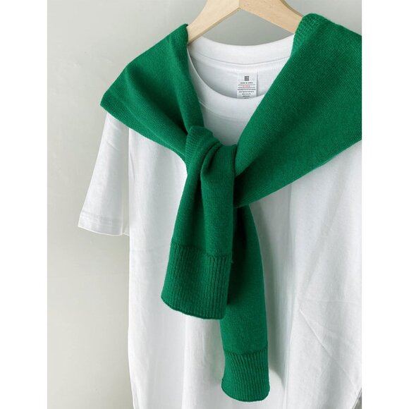 Women's Knitted Shawl Wrap Cape Blouses One Size Casual Fashion - Picture 2 of 7